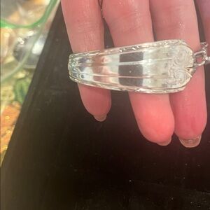 Elegant Vintage Spoon  Silver Bracelet